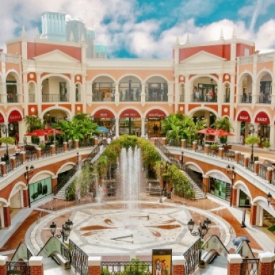 广州佛罗伦萨小镇地面防滑施工工程