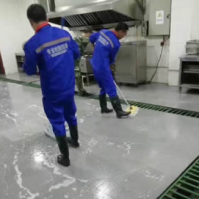 四川广元武警四中队厨房防滑处理