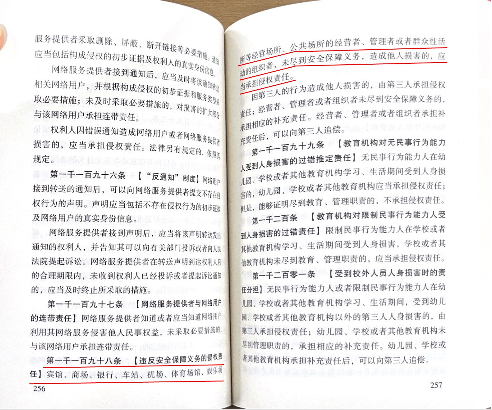 《民法典》来了！第一千一百九十八条明确规定在公共场所滑倒有人负责！